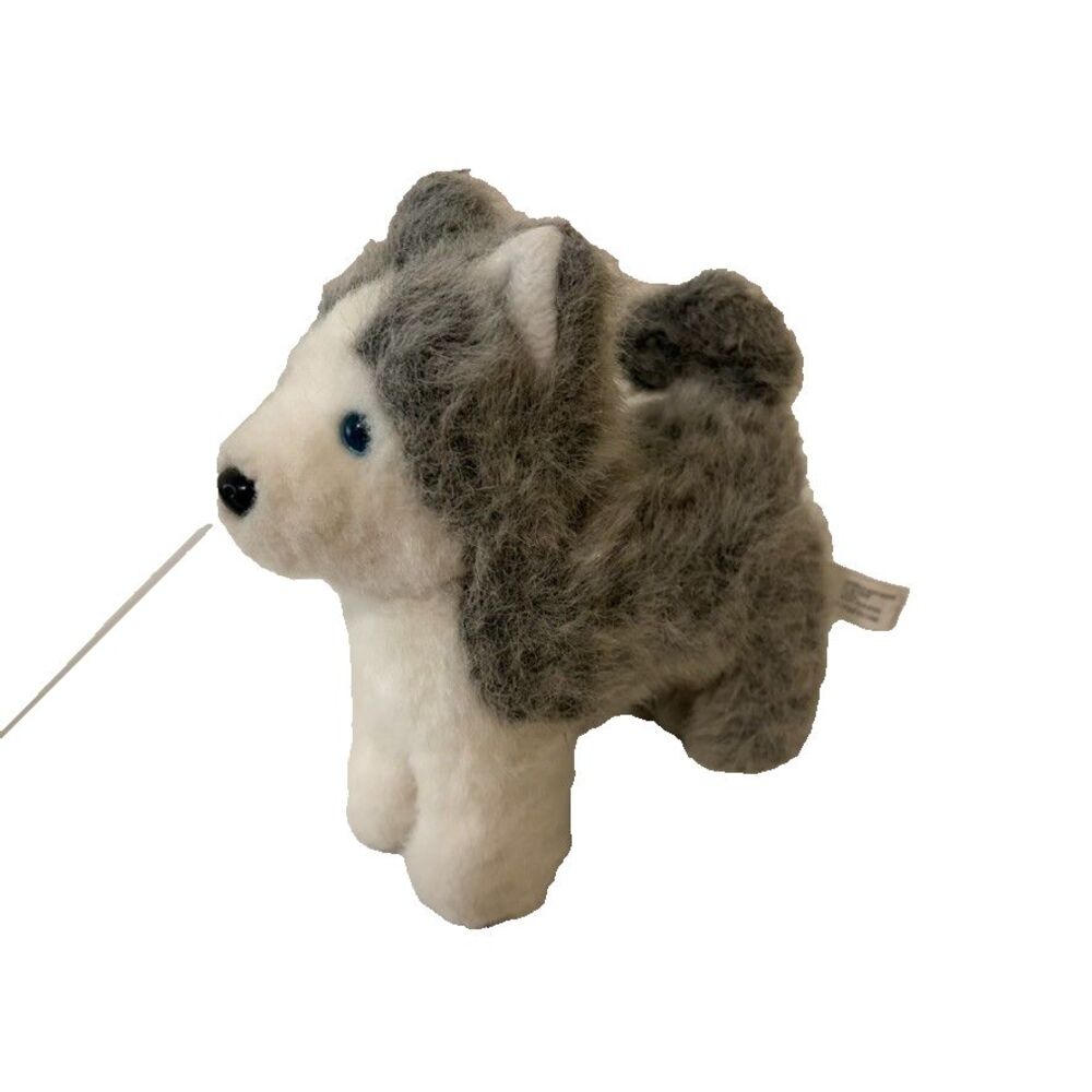 American Girl Husky Dog Plush Stuffed Toy Gray White 2013